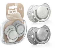 Smoczki uspokajające - Lovi Smoczek Dynamiczny Ortodontyczny Harmony Boy 2szt. 0-3m - miniaturka - grafika 1