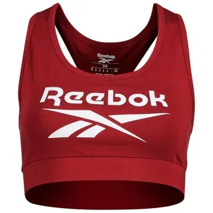 Reebok Damski biustonosz Monroe Scoop Neck Big Logo Biustonosz Top - Biustonosze - miniaturka - grafika 1