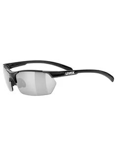 Okulary przeciwsłoneczne - Uvex Okulary sportowe "Sportstyle 114" w kolorze czarnym - grafika 1