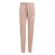 Spodnie rowerowe - adidas Kobiety ESSENTIALS 3-STRIPES FRENCH TERRY CUFFED PANTS, Warm Clay/White, S - miniaturka - grafika 1