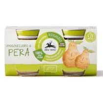 ALCE NERO 4 mc PRZECIER GRUSZKOWY BIO (2 x 80 g) 160 g - ALCE NERO BP-8009004810457 - Desery dla dzieci - miniaturka - grafika 1