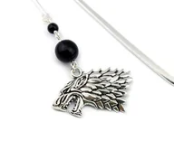 Zakładki do książek - WINTER IS COMING - zakładka z wilkorem - miniaturka - grafika 1