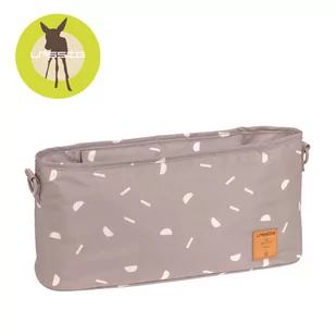 Lassig Organizer do wózka dziecięcego Buggy Organizer torba do wózka dziecięcego wraz z mocowaniem do wózka dziecięcego/Casual Buggy Organizer Blocks taupe - Torby i organizery dla mam - miniaturka - grafika 1