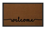 Wycieraczki - HANSE Home Hanse Home Cozy Welcome wycieraczka zatrzymująca brud, wycieraczka z poliamidu, jasnobrązowa antracyt 45 x 75 - miniaturka - grafika 1