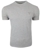 Koszulki męskie - Koszulka szara T-shirt męski Guess r.XXL - miniaturka - grafika 1
