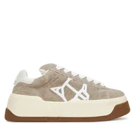 Sneakersy damskie - Sneakersy Naked Wolfe Sound Szary - miniaturka - grafika 1