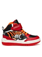 Buty dla chłopców - Geox Sneakersy J Buzzerlight J56MCF 054CE C0020 D Czerwony - miniaturka - grafika 1