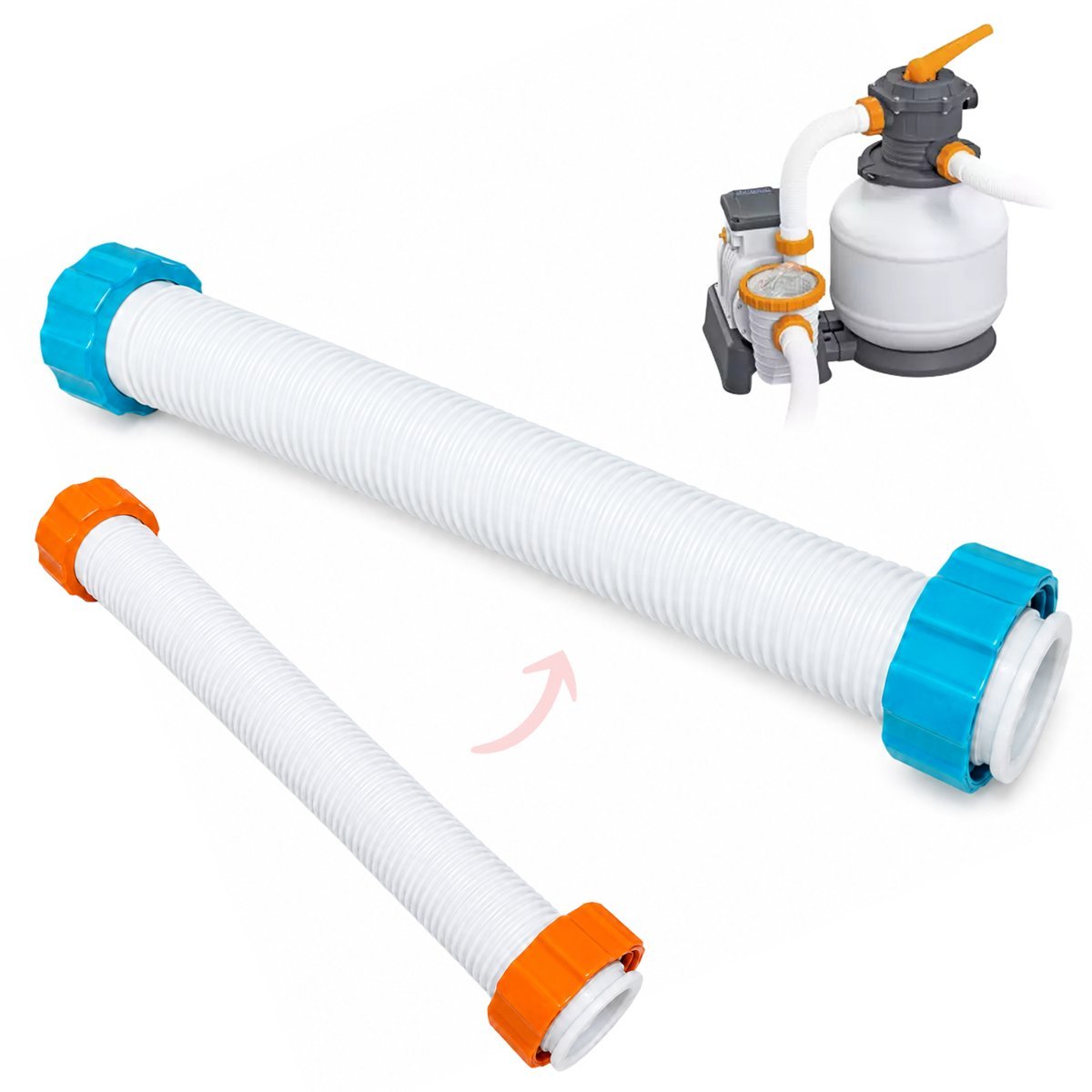 Bestway oryginalna rurka wężyk flowclear łączenie do pompy piaskowej 59499