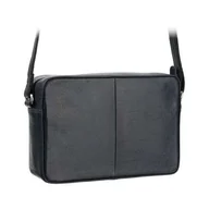 Torebki damskie - Mała skórzana listonoszka granatowa Visconti S-41 - miniaturka - grafika 1