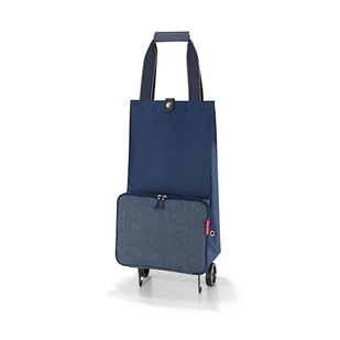 Wózek Foldabletrolley, Herringbone, 30 L, Dark Blue, Reisenthel - Torby i wózki na zakupy - miniaturka - grafika 1