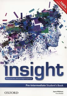 Insight Pre-Intermediate LO Podręcznik. Język angielski wyd.2015 - Filmy przygodowe DVD - miniaturka - grafika 1