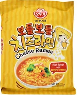 Kuchnie świata - Zupa makaronowa Bodle Bodle Cheese Ramen z serem, pikantna 111g - Ottogi - miniaturka - grafika 1