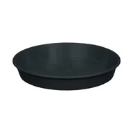Donice - Podstawka platikowa ś.25 cm czarna Donkwiat - miniaturka - grafika 1