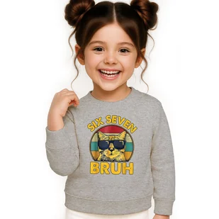 BLUZA DZIECIĘCA 67 SIX SEVEN VIRAL KOT 146-152 DLA CHŁOPCA DZIEWCZYNKI - Bluzy dla dziewczynek BLUZA DZIECIĘCA 67 SIX SEVEN VIRAL KOT 146-152 DLA CHŁOPCA DZIEWCZYNKI - Bluzy dla dziewczynek - miniaturka - grafika 1