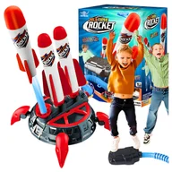 Maty edukacyjne - WYRZUTNIA KATAPULTA RAKIET PIANKOWYCH POMPKA RAKIETY PREZENT MIKOŁAJKI - miniaturka - grafika 1