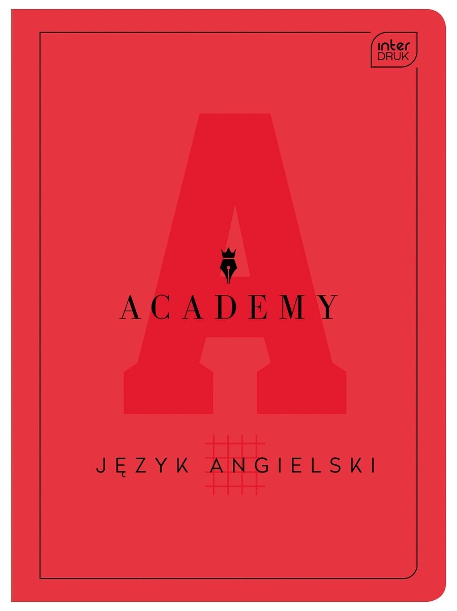 Zeszyt A4 60 kratka Academy Angielski