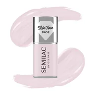 Żele do paznokci - Semilac Baza do lakierów hybrydowych Skin Tone Cover Base, Natural Pink - miniaturka - grafika 1