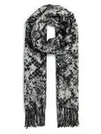 Apaszki i szaliki damskie - Pieces Szal w kolorze szarym - miniaturka - grafika 1