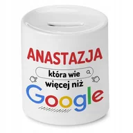 Skarbonki - Skarbonka 330 ml Dla Igi Córki Dziecka Prezent z Nadrukiem ze Zdjęciem + Opakowanie na prezent (wzór 01) - miniaturka - grafika 1
