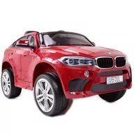 Pojazdy elektryczne dla dzieci - Import SUPER-TOYS ORYGINALNE BMW X6M CZERWONY - miniaturka - grafika 1