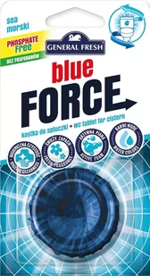 General Fresh General Fresh Blue Force kostka do spłuczki morska 1 szt. - Środki do WC - miniaturka - grafika 1