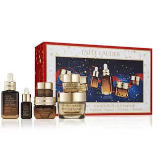 Estée Lauder More To Love zestaw naprawcze serum do twarzy 30ml + naprawcze serum do twarzy 7ml + krem pod oczy 15ml + krem pod oczy 5ml + rewitalizujący krem nawilżający 30ml + rewitalizujący krem nawilżający 7ml - Zestawy kosmetyków damskich - miniaturka - grafika 1