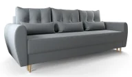 Sofy i kanapy - Popielata sofa rozkładana G8-N63 - miniaturka - grafika 1