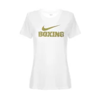 Koszulki sportowe damskie - Koszulka damska WOMENS NIKE TRAINING TEE - miniaturka - grafika 1