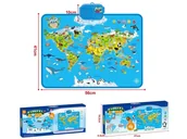 Przewodniki - Interaktywna mapa zwierząt świata 56x41cm - miniaturka - grafika 1