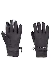 Rękawiczki - Marmot Męskie rękawiczki polarowe, wiatroszczelne, wodoodporne, z funkcją ekranu dotykowego, Power Stretch Connect Glove, czarne, M, 11650-001 11650-001-Medium - grafika 1