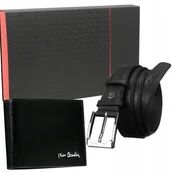 Paski - Zestaw Prezentowy: Skórzany Portfel I Pasek Męski Lumarko! - miniaturka - grafika 1