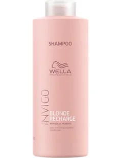 Wella Invigo Blonde Recharge szampon ochładzający kolor 1000ml - Szampony do włosów - miniaturka - grafika 2