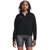 Bluzy damskie - Under Armour Damska bluza polarowa Ua Rival z zamkiem błyskawicznym - miniaturka - grafika 1