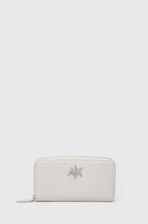 Portfele - Armani Exchange portfel damski kolor biały - grafika 1
