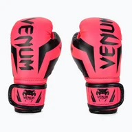Rękawice bokserskie - Rękawice bokserskie dziecięce Venum Elite Boxing fluo pink - miniaturka - grafika 1