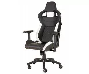 Corsair Corsair T1 Race 2018 Czarno-Biały (CF-9010012-WW) - Fotele gamingowe - miniaturka - grafika 1