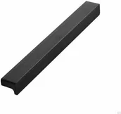 Zawiasy, okucia i inne akcesoria - Uchwyt meblowy podłużny Elan 160 Czarny Szczotkowany - miniaturka - grafika 1