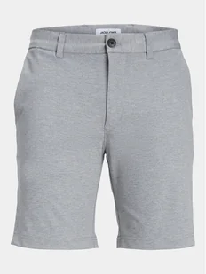 Jack&Jones Szorty materiałowe Jpstmarco 12249321 Szary Slim Fit - Spodenki męskie - miniaturka - grafika 1