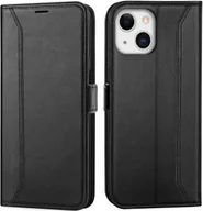 Etui i futerały do telefonów - Etui na telefon komórkowy iPhone 13 Mini składane etui ochronne, czarne - miniaturka - grafika 1