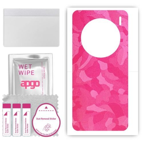 folia naklejka skórka strukturalna na TYŁ do Vivo X100 Ultra - Moro Camo Różowy - apgo SKINS