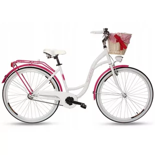 Rower miejski damski GOETZE Blueberry 28" 3B SHIMANO kosz - Rowery - miniaturka - grafika 1