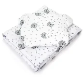 Koce i narzuty dla dzieci - Kerstin Kocyk Muślinowy 50 X 75 Cm + Podusia Miś - miniaturka - grafika 1