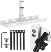 Maskownice do kabli - Organizer podbiurkowy na kable Maclean, max. obciążenie 5kg, biały, MC-105 W - miniaturka - grafika 1