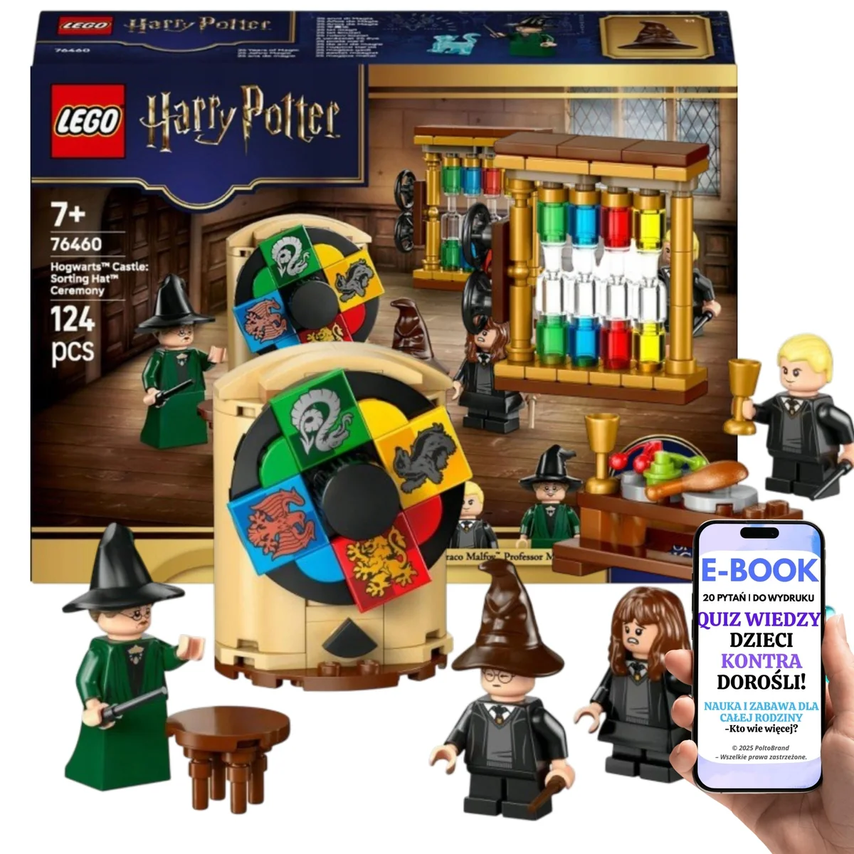 LEGO HARRY POTTER 76460 Ceremonia Przydziału • dla fana 7 8 9 lat