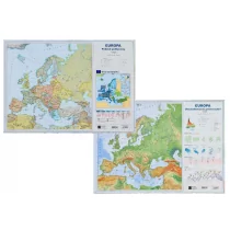 ART MAP Podkładka na biurko. Mapa Europy - Atlasy i mapy - miniaturka - grafika 1