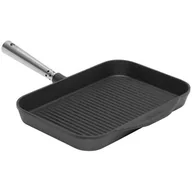 Patelnie - Skeppshult Patelnia grillowa prostokątna, stalowa rączka - miniaturka - grafika 1