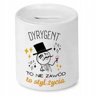 Dla Dyrygenta Skarbonka na Urodziny Prezent z Nadrukiem ze Zdjęciem + Opakowanie na prezent (wzór 01) - Skarbonki - miniaturka - grafika 1