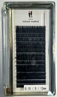 Sztuczne rzęsy i akcesoria - Ibra, Rzęsy volume method 0,10 D 12 mm - miniaturka - grafika 1