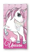 Okrycia kąpielowe dla dzieci - Ręcznik plażowy dziecięcy 70x140 Unicorn jednorożec - miniaturka - grafika 1