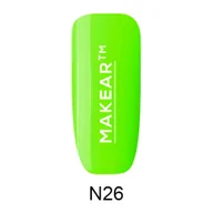 Lakiery hybrydowe - Lakier Hybrydowy Makear N26 Neon - miniaturka - grafika 1